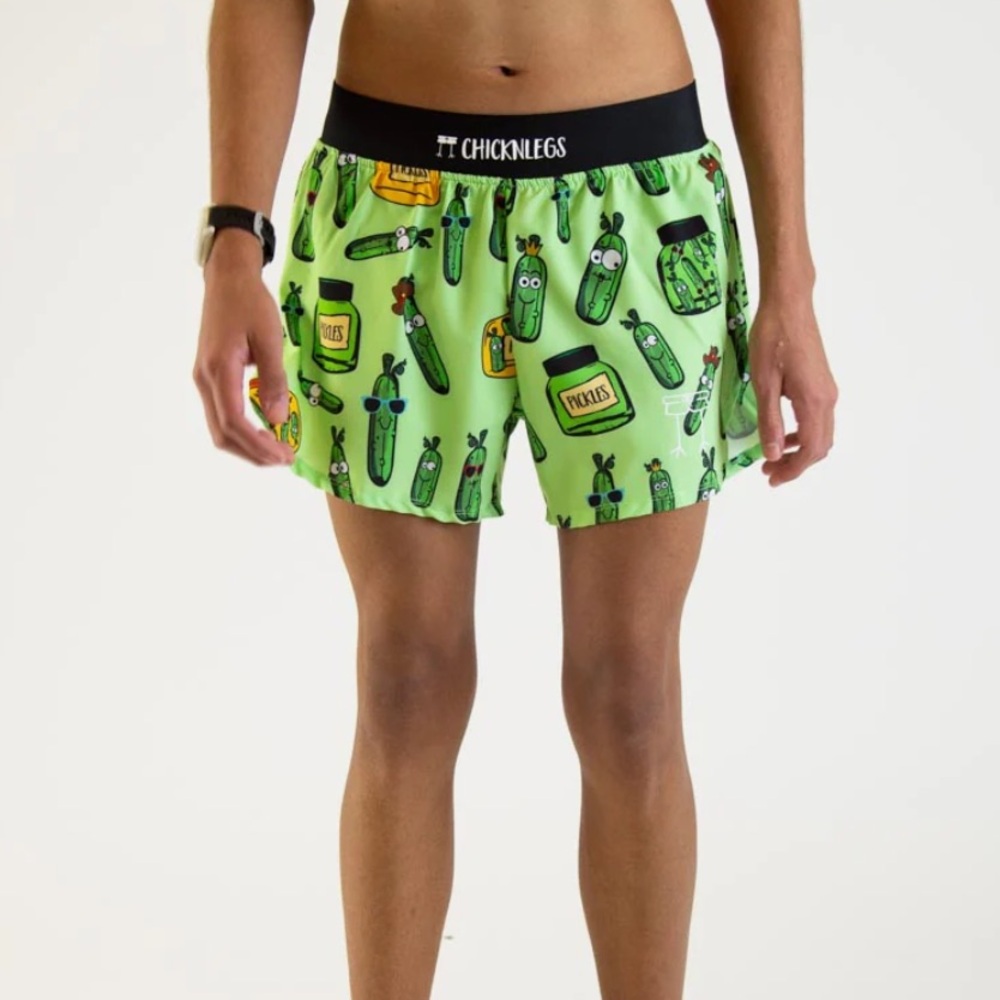 Chicknlegs Men’s Pickles 4” Half Split Shorts